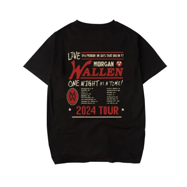 One Night At A Time Tour T-Shirt - Image 2