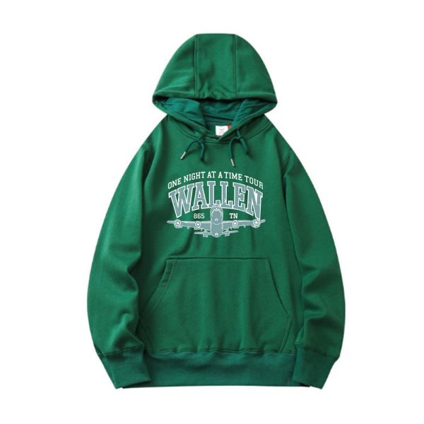 ONE NIGHT AT A TIME GREEN TOUR HOODIE