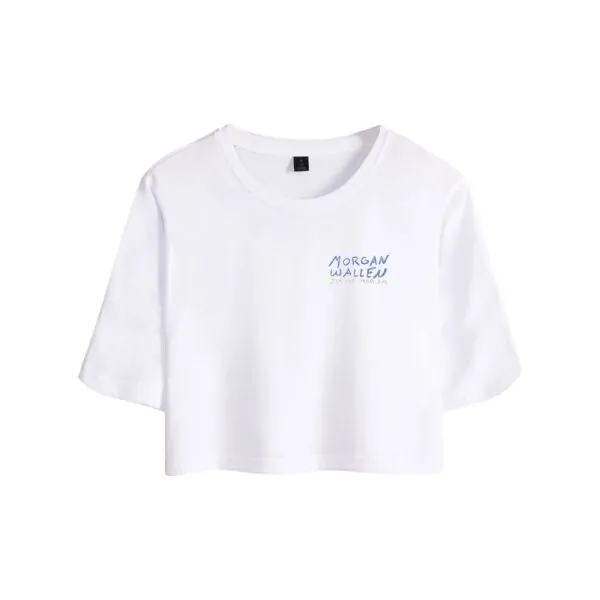 I'M THE PROBLEM ALBUM COVER CROP T-SHIRT 'WHITE'