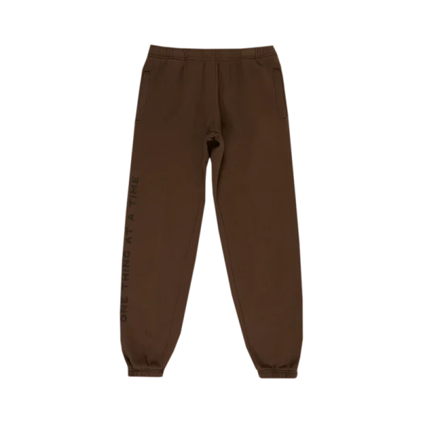 One Thing At A Time Brown Sweatpants