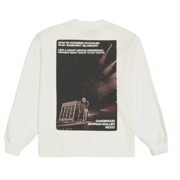 Sand In My Boots Ivory Long Sleeve T-Shirt - Image 2